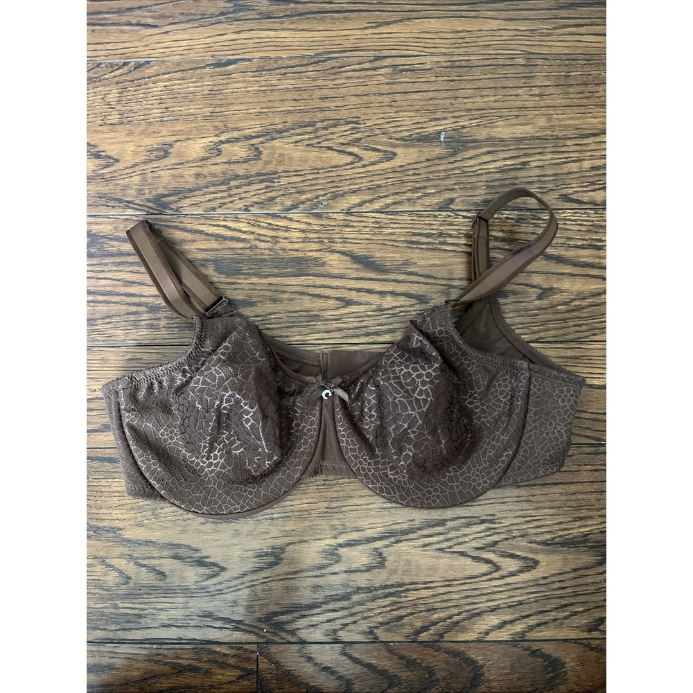 Chantelle C Magnifique Underwire Minimizer Bra Brown, 40C C18910, NWOT